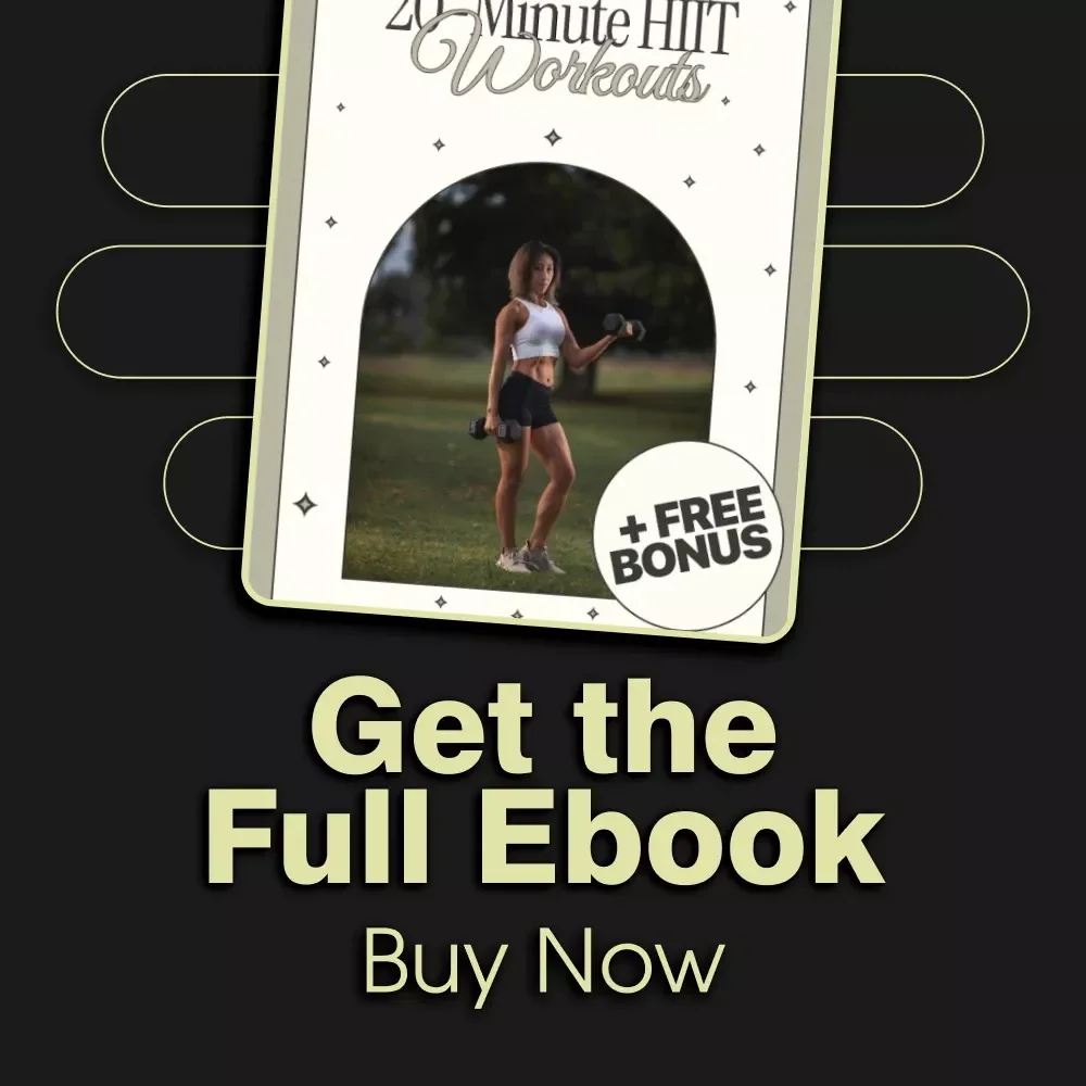 20-Minute HIIT Workouts | Quick & Effective Fitness eBook for Busy People | Digital Download HIIT Workouts You Can Finish in 20 Minutes | Home Fitness Guide