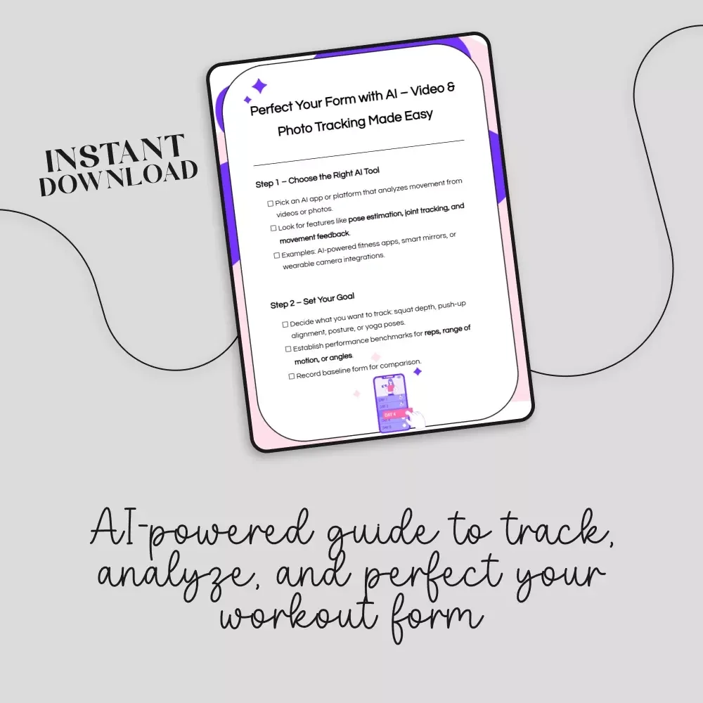 Perfect Your Form with AI – Video & Photo Tracking Made Easy | Digital Fitness Checklist for Squats, Push-Ups, Posture & Yoga | How to Use AI for Tracking Form via Video and Photos