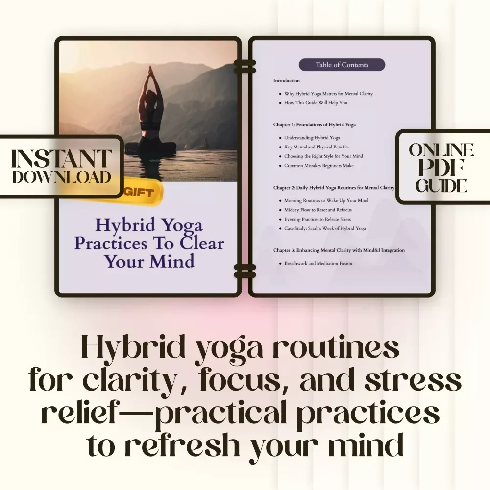 Hybrid Yoga Practices to Clear Your Mind | Digital Guide with Hybrid Yoga Routines for Mental Clarity