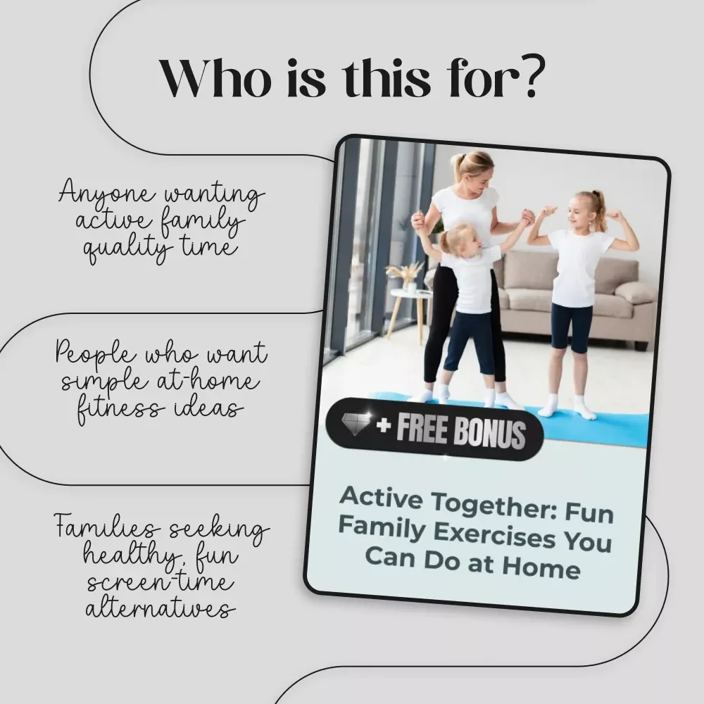 Active Together: Fun Family Exercises You Can Do at Home | Family-Friendly Exercises at Home Guide for Kids, Parents & All Ages