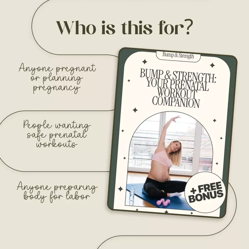 Bump & Strength: Your Prenatal Workout Companion – Safe Prenatal Strength and Mobility Workouts Guide for Every Trimester