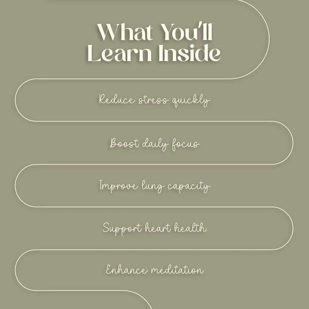 Balance Your Breath Balance Your Mind | Ebook on Benefits of Alternate Nostril Breathing, Stress Relief & Mindfulness