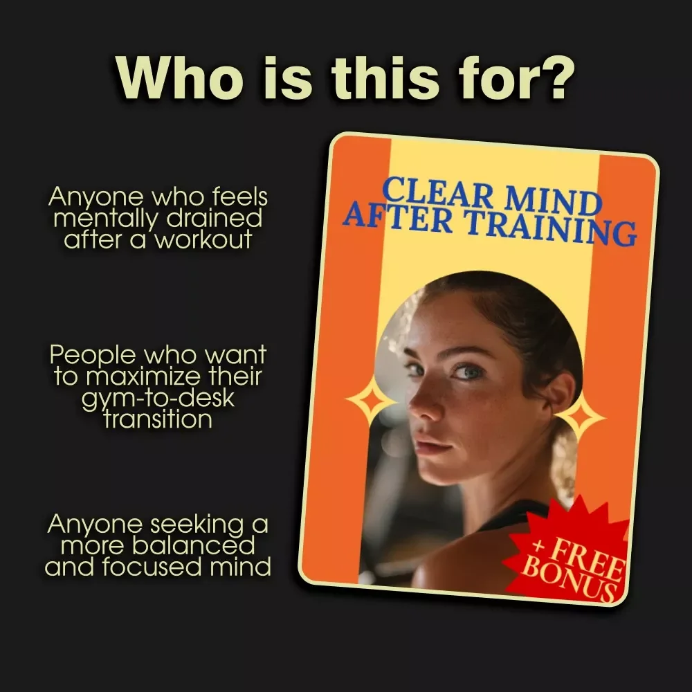 Clear Mind After Training | Post-Workout Mental Clarity Routines Digital Guide | Athlete Focus Reset eBook