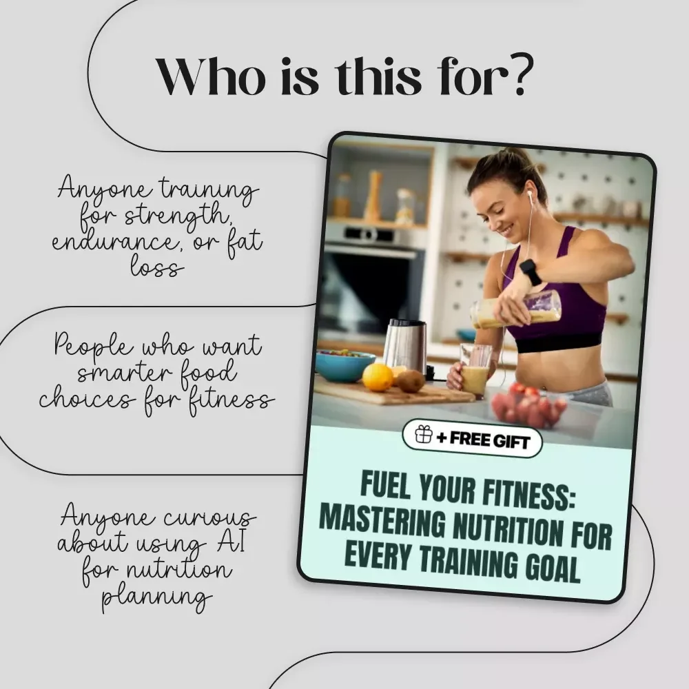 Fuel Your Fitness: Mastering Nutrition for Every Training Goal – Digital Guide on How to Pair Nutrition with Training Goals for Muscle Gain, Fat Loss, and Endurance