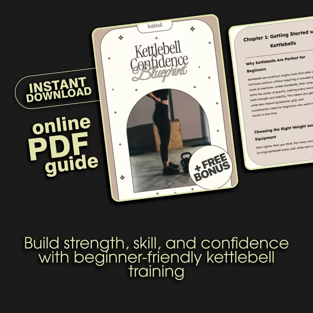 Kettlebell Confidence Blueprint | Step-by-Step Guide for Kettlebell Workouts for Beginners | Build Strength, Master the Basics & Feel Empowered with Every Move