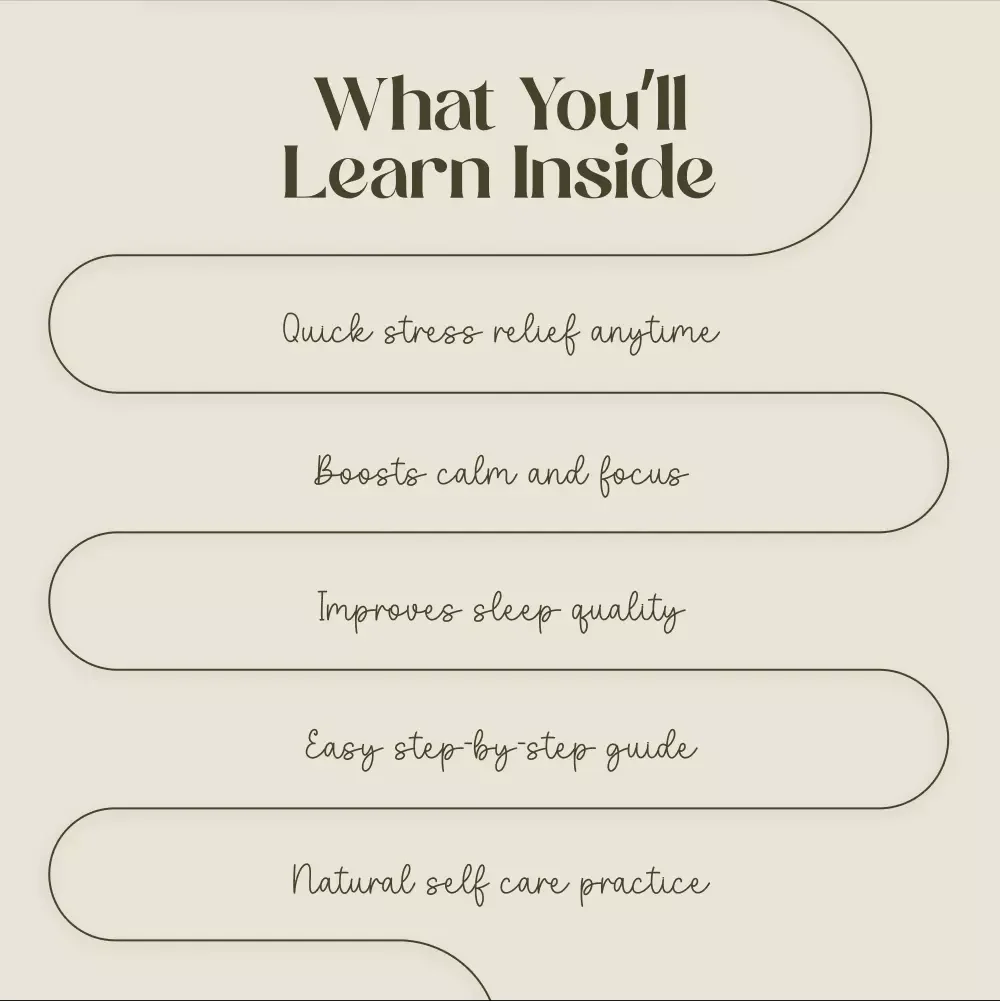 Breathwork Techniques for Anxiety Relief | Digital Download Guide for Stress, Relaxation, Mindfulness, Meditation & Self Care