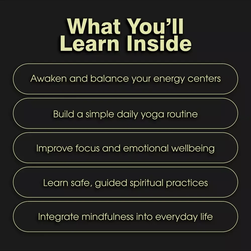Awakening the Inner Energy of Kundalini Yoga | Spiritual Growth eBook | Digital Download Guide for Chakra Healing, Meditation, Pranayama, and Energy Activation | Kundalini Awakening Manual for Beginners and Seekers