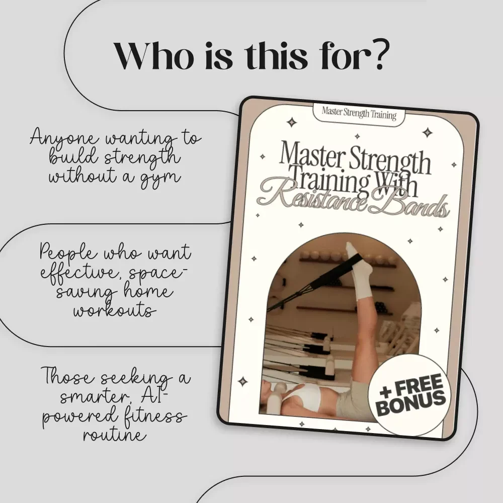 Master Strength Training with Resistance Bands | Digital Ebook Guide | Home Gym Workouts & AI Fitness Plans