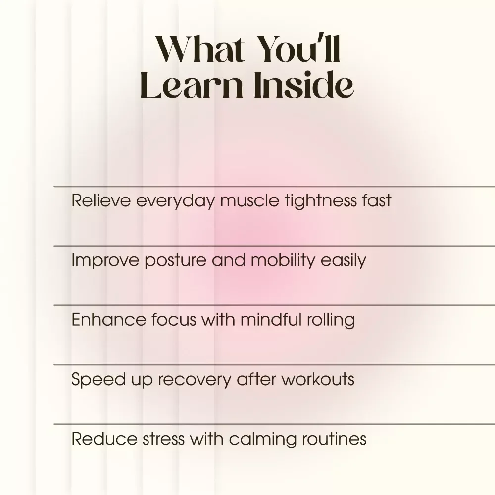 Mind & Body Refresh Foam Rolling Checklist | Digital Download for Foam Rolling to Refresh the Mind, Posture Reset, Stress Relief & Recovery