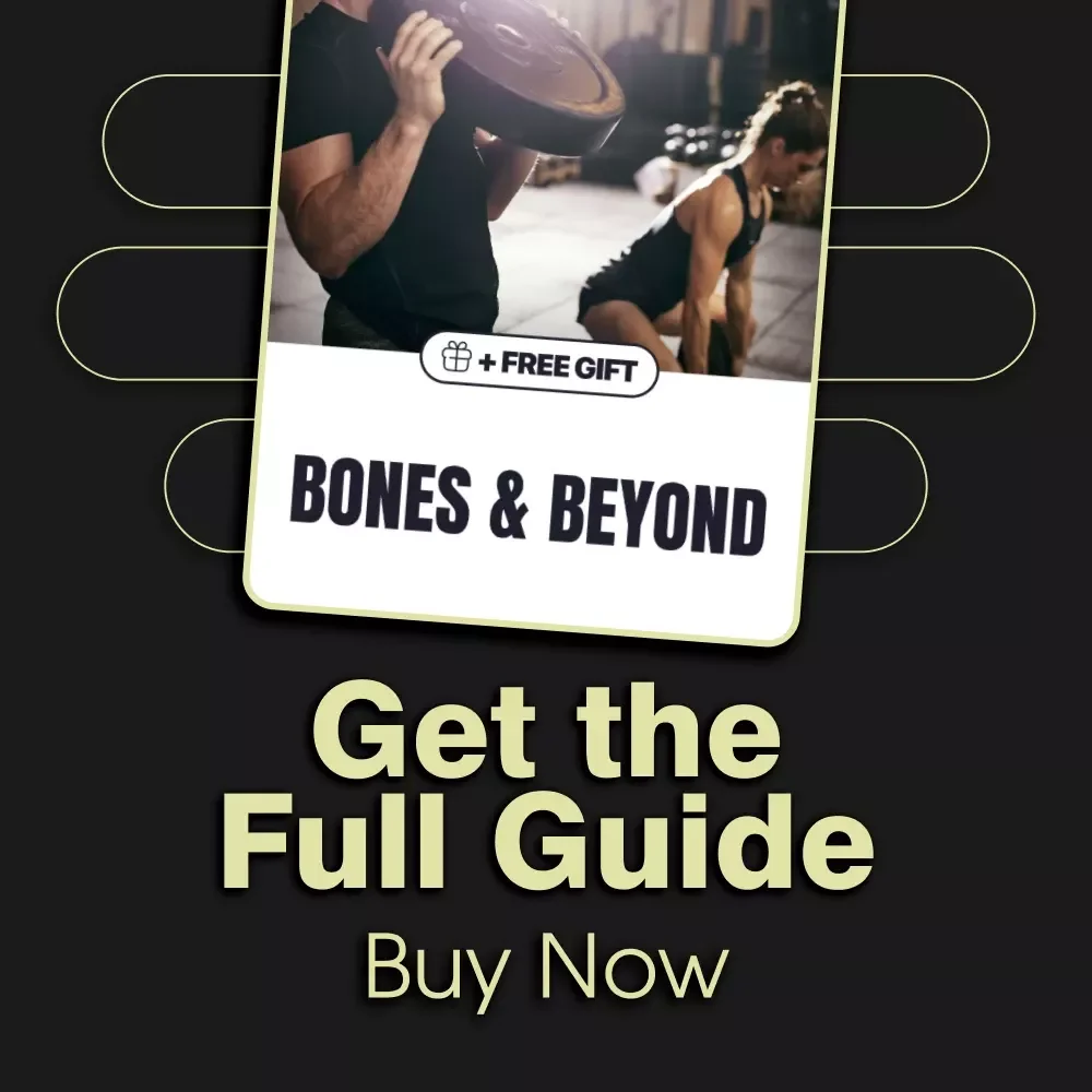 Bones & Beyond: A Digital Guide to Fitness for Bone Density and Longevity | Bone Strength Exercises & Nutrition