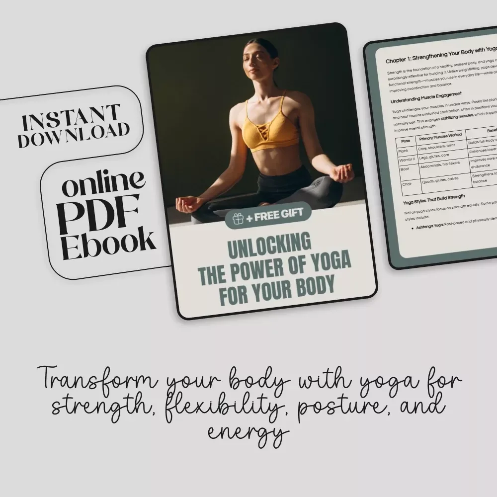 Unlocking the Power of Yoga for Your Body | Digital Ebook Download | Discover What Yoga Can Do For Your Body