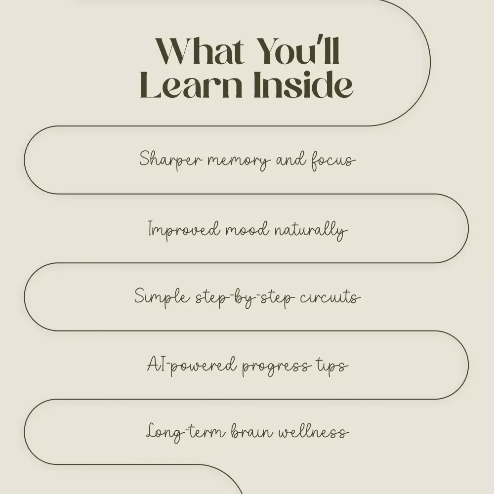 Strength Training Circuits to Supercharge Your Brain | Strength Training Circuits that Boost Brain Activity | Fitness eBook Digital Download