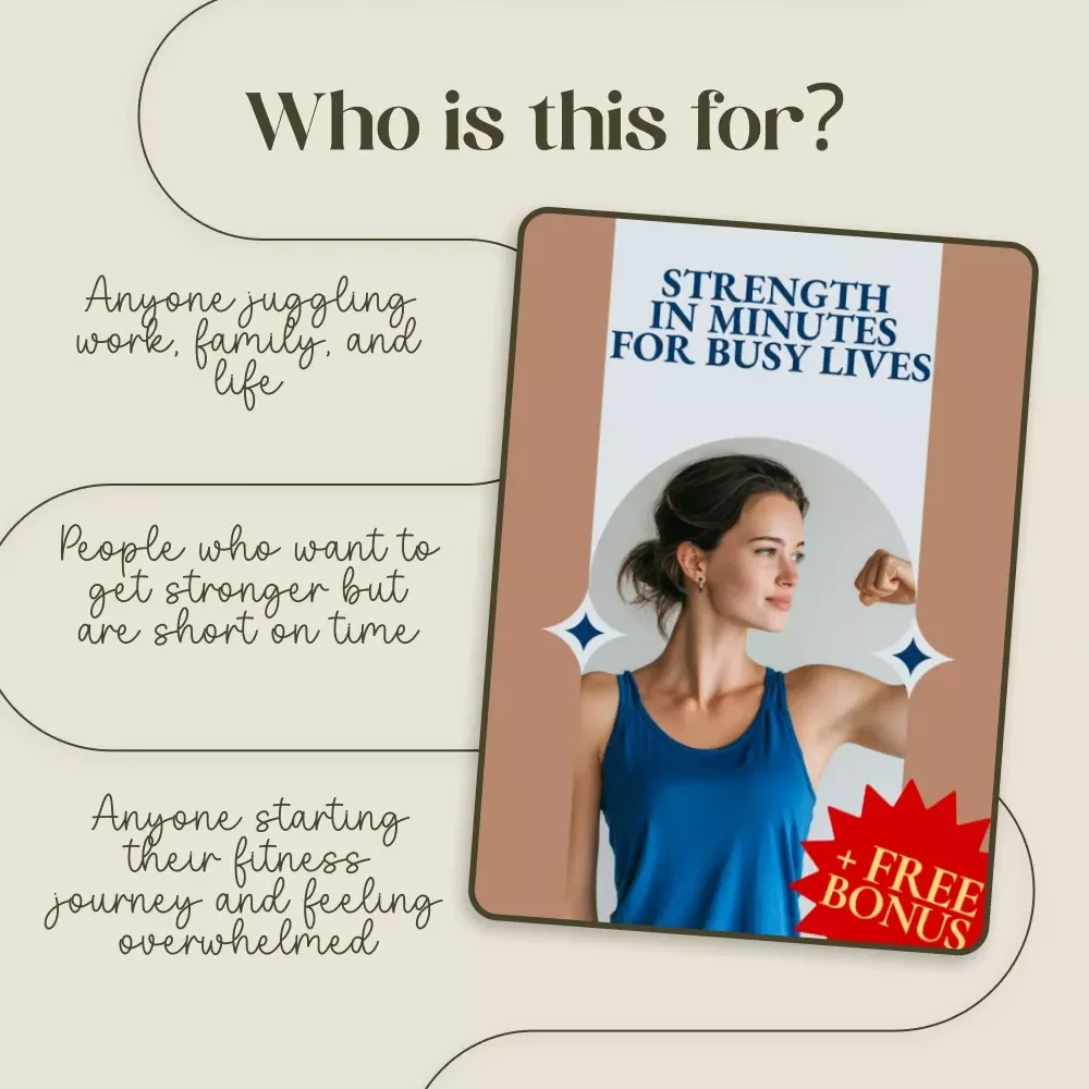 Strength in Minutes for Busy Lives: Short Strength Circuits for Busy People - Digital eBook Download