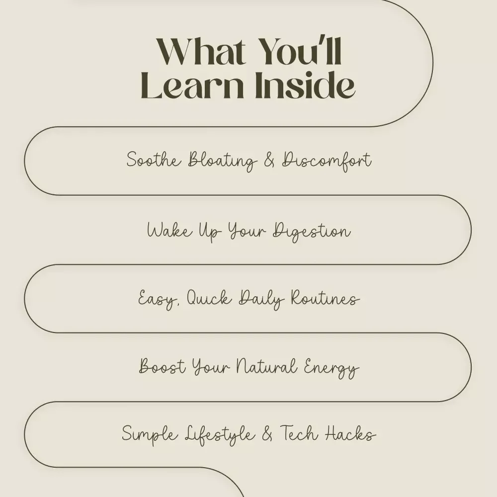 The Anti-Constipation Yoga Checklist | Natural Relief Yoga Exercises for Digestion & Gut Health | Digital Download