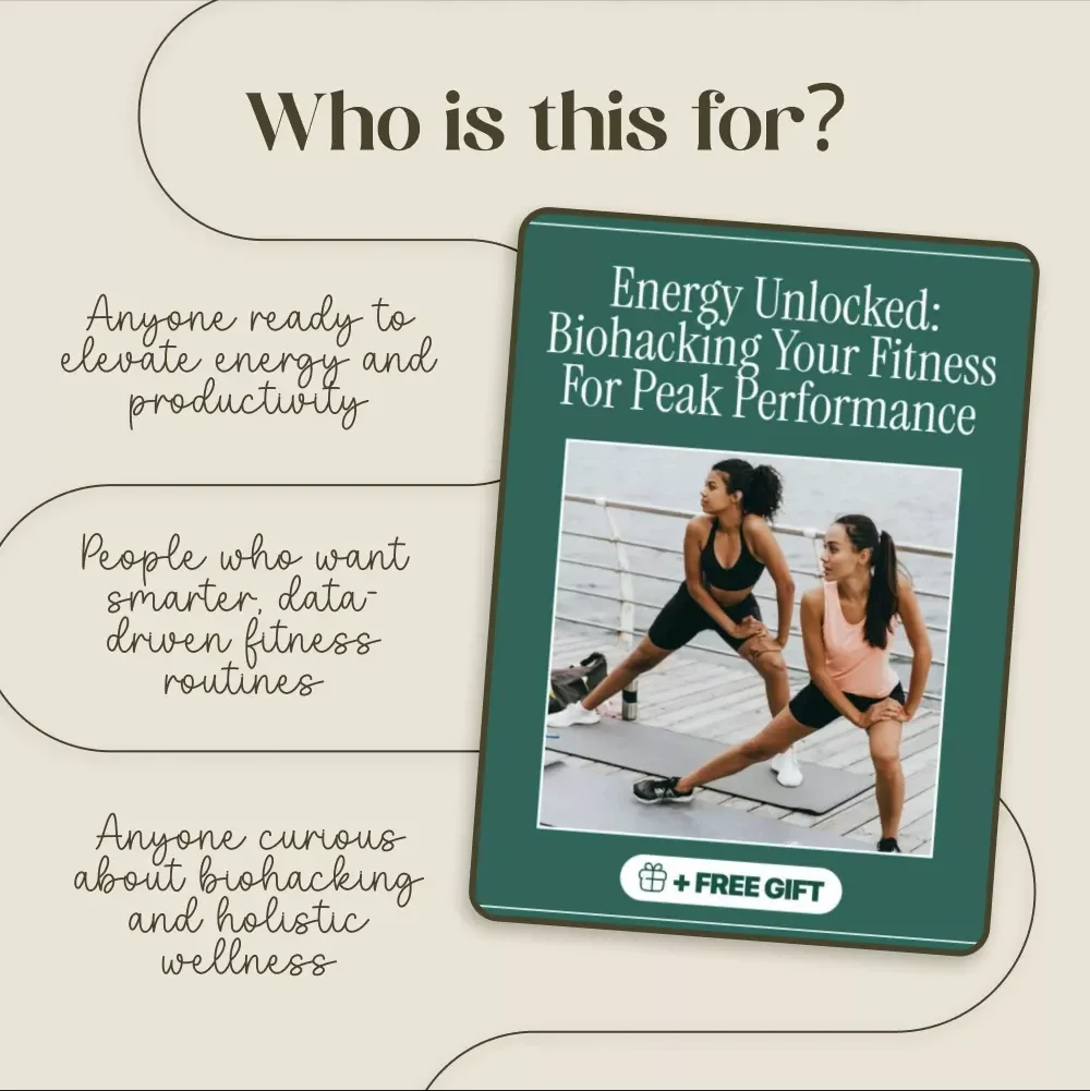 Energy Unlocked: Biohacking Your Fitness for Peak Performance | Digital Download eBook | Fitness Biohacking Guide | AI Fitness Tracker Insights | Wellness Optimization Manual | High-Performance Training and Energy Management