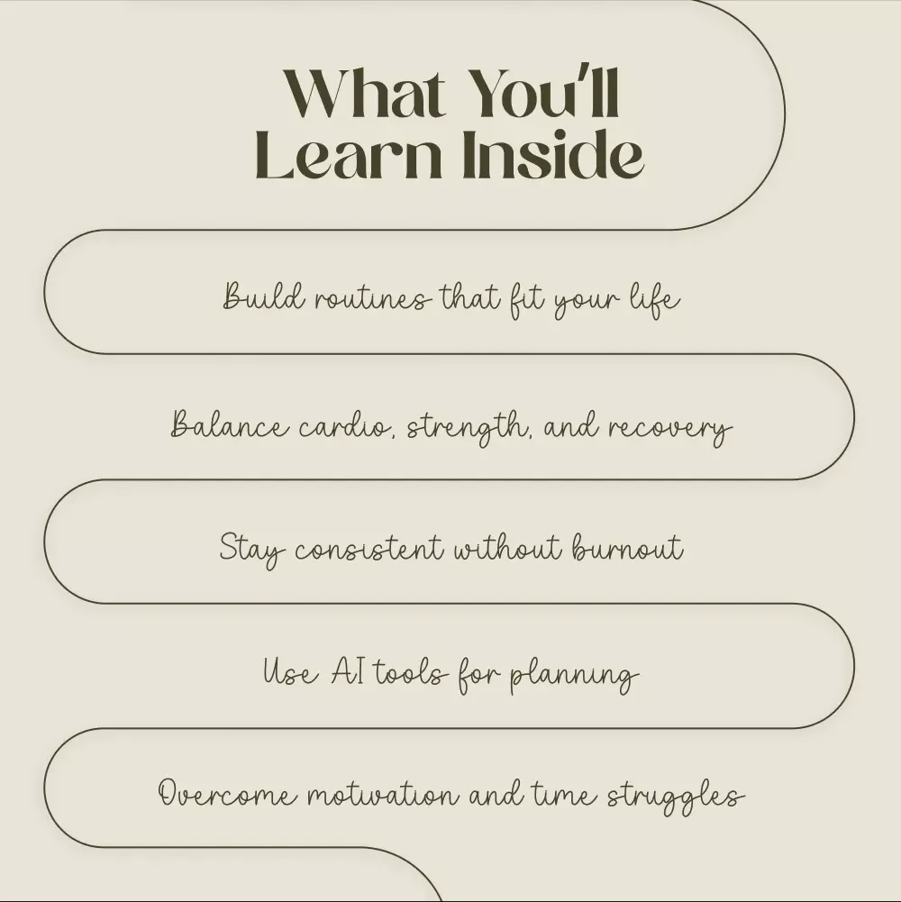 Fit Your Life: Designing a Workout Schedule That Actually Works | Fitness Planner eBook | Digital Download Guide for Creating a Personalized Workout Plan