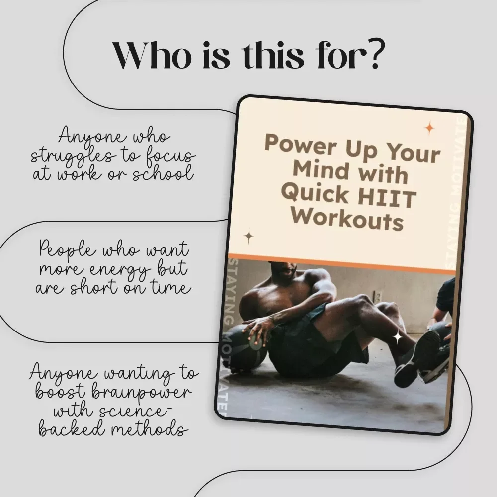 Power Up Your Mind with Quick HIIT Workouts: Digital Guide with Short HIIT Routines to Increase Focus