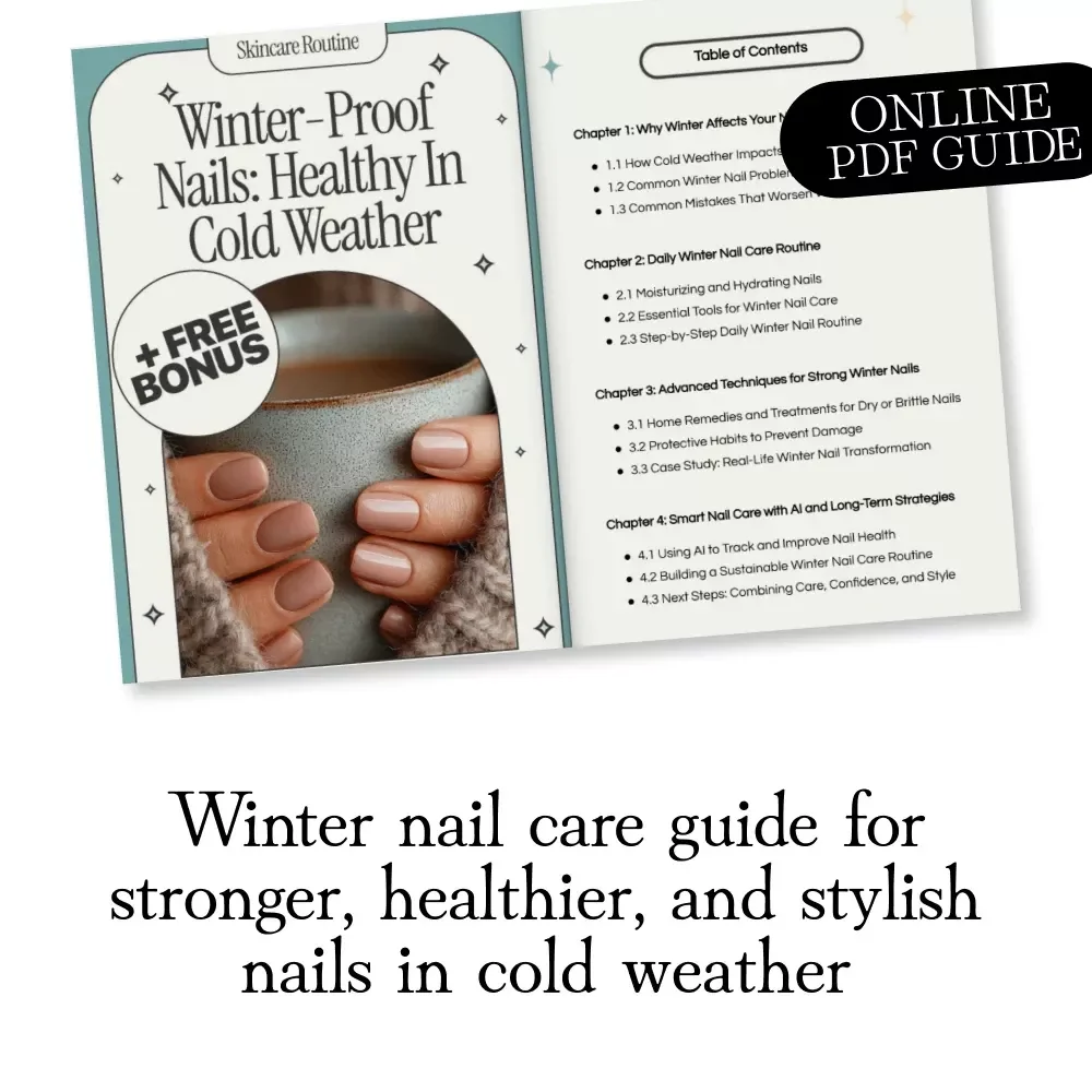 Winter-Proof Nails: Healthy in Cold Weather | Digital Download eBook, Nail Care Guide, Winter Nail Checklist for Strong, Hydrated Nails