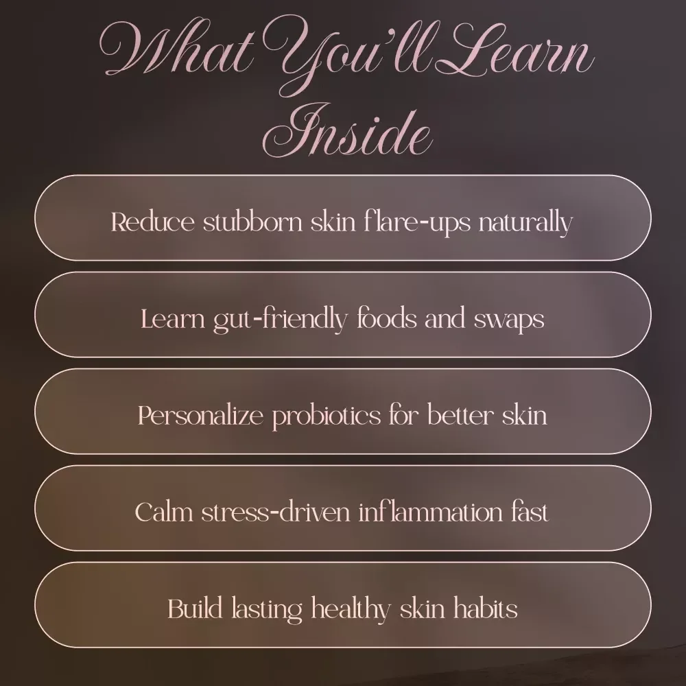 Clear Skin Begins in the Gut | eBook Guide for Gut Health, Skin Healing, Diet & Lifestyle Tips | Digital Download