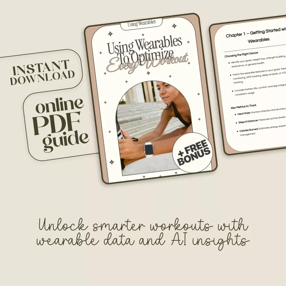 Using Wearables to Optimize Every Workout | Digital Fitness Guide | Learn how to use wearables to adjust workouts for better results | AI Workout Insights & Performance Tracking