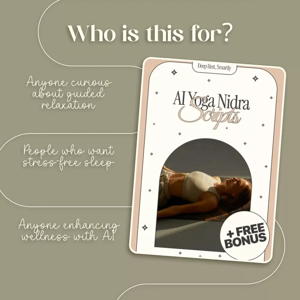 Deep Rest, Smartly: AI Yoga Nidra Scripts | Digital Guide for Creating Guided Relaxation & Meditation eBook with AI Prompts