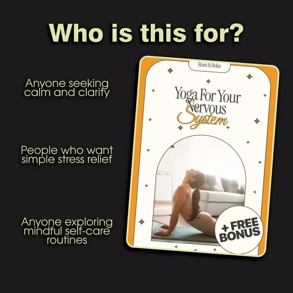 Reset & Relax: Yoga for Your Nervous System | Digital Yoga Guide for Stress Relief, Mindfulness & Calm | Yoga to Calm the Nervous System | Instant Download
