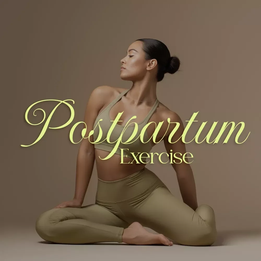 Bounce Back & Thrive: A Gentle Guide to Postpartum Exercise | Digital Download for New Moms | Exercise Options for Postpartum Recovery