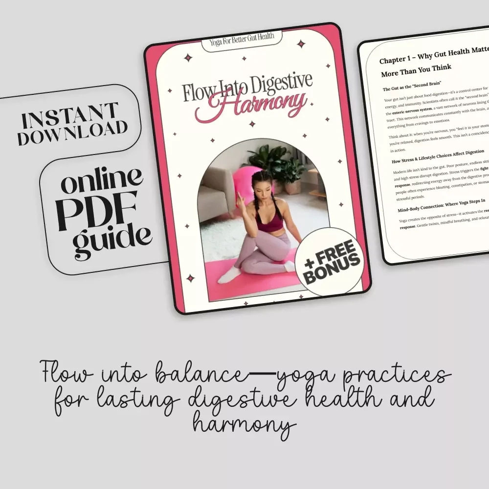 Yoga for Better Gut Health: Flow Into Digestive Harmony | Yoga for Better Gut Health eBook | Digital Guide for Digestion, Wellness & Mind-Body Balance