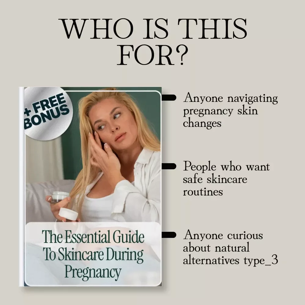 The Essential Guide to Skincare During Pregnancy | Digital Download eBook for Moms-to-Be | Safe Skincare Tips, Routines & Checklists