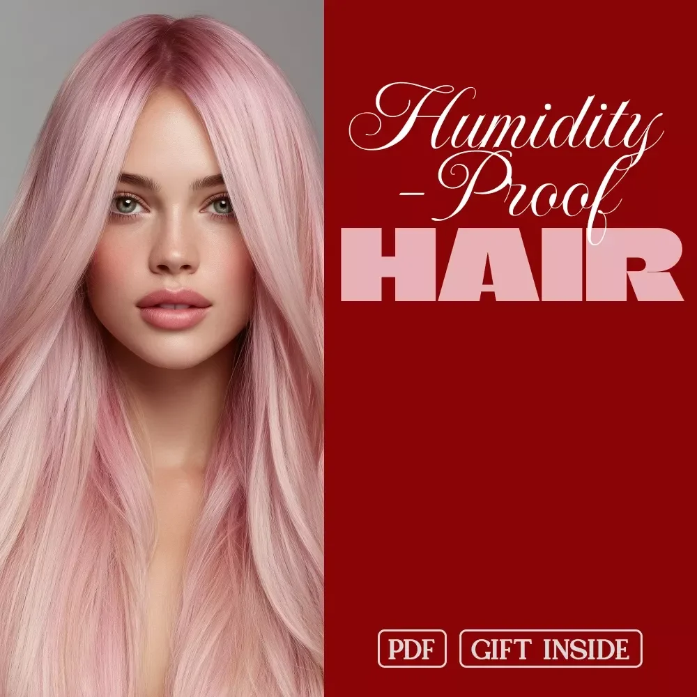 Humidity-Proof Hair: Banishing Frizz – Ultimate Anti-Frizz Guide, eBook, Checklist for Frizz-Free Styling, Humidity Hair Care, Hair Routine, Styling Tips