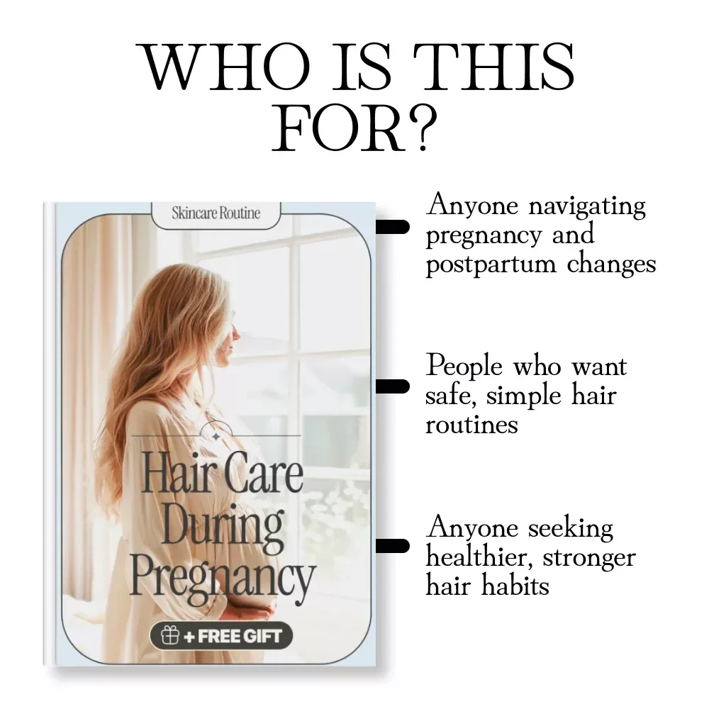 Hair Care During Pregnancy | Digital Guide for Expecting Moms | Safe Hair Care Tips, Routines & Postpartum Solutions