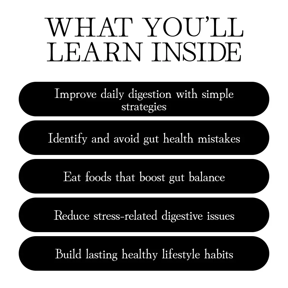 Unlocking Your Digestive Wellness Naturally | Gut Health eBook | Digital Download Guide to Gut-Friendly Foods, Lifestyle Habits & Holistic Healing
