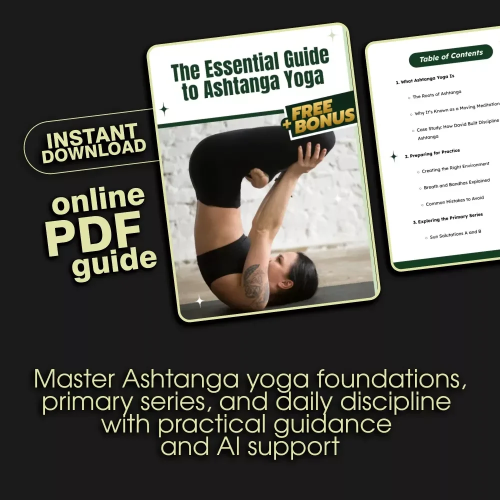 The Essential Guide to Ashtanga Yoga | Beginner-Friendly Digital Guide for Practice, Progress, and Daily Discipline
