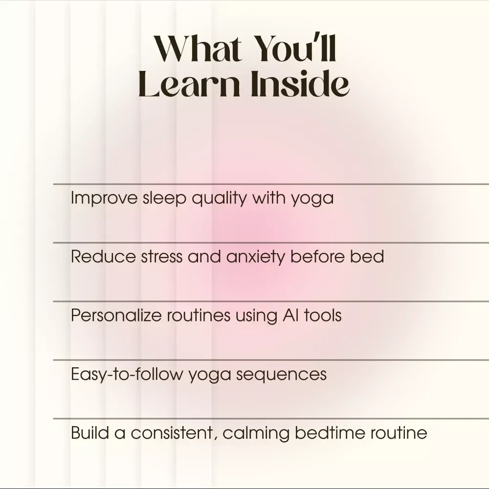 Gentle Yoga for Deep, Restful Sleep: A Complete eBook Guide to Better Sleep with Yoga Flows, Breathwork, and More