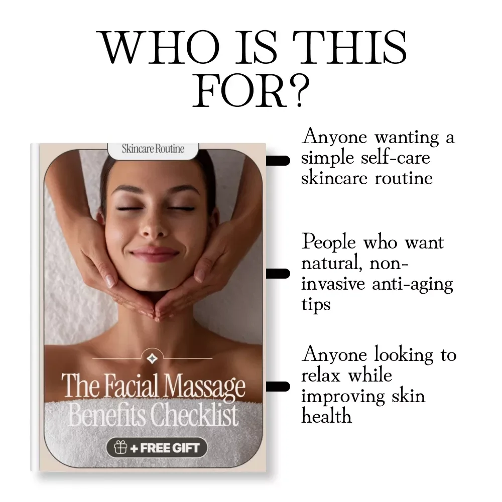 The Facial Massage Benefits Checklist | Digital Skincare Guide, eBook & Self-Care Routine for Radiant, Youthful Skin