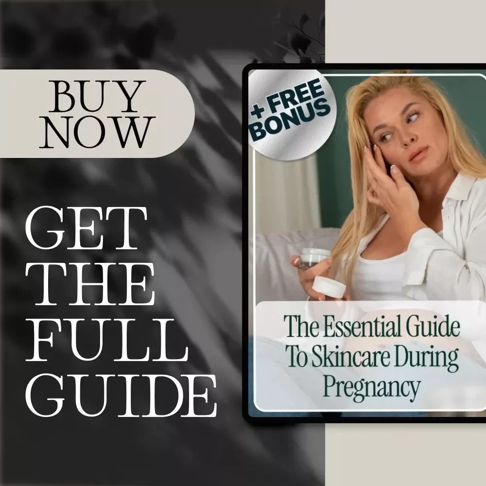 The Essential Guide to Skincare During Pregnancy | Digital Download eBook for Moms-to-Be | Safe Skincare Tips, Routines & Checklists