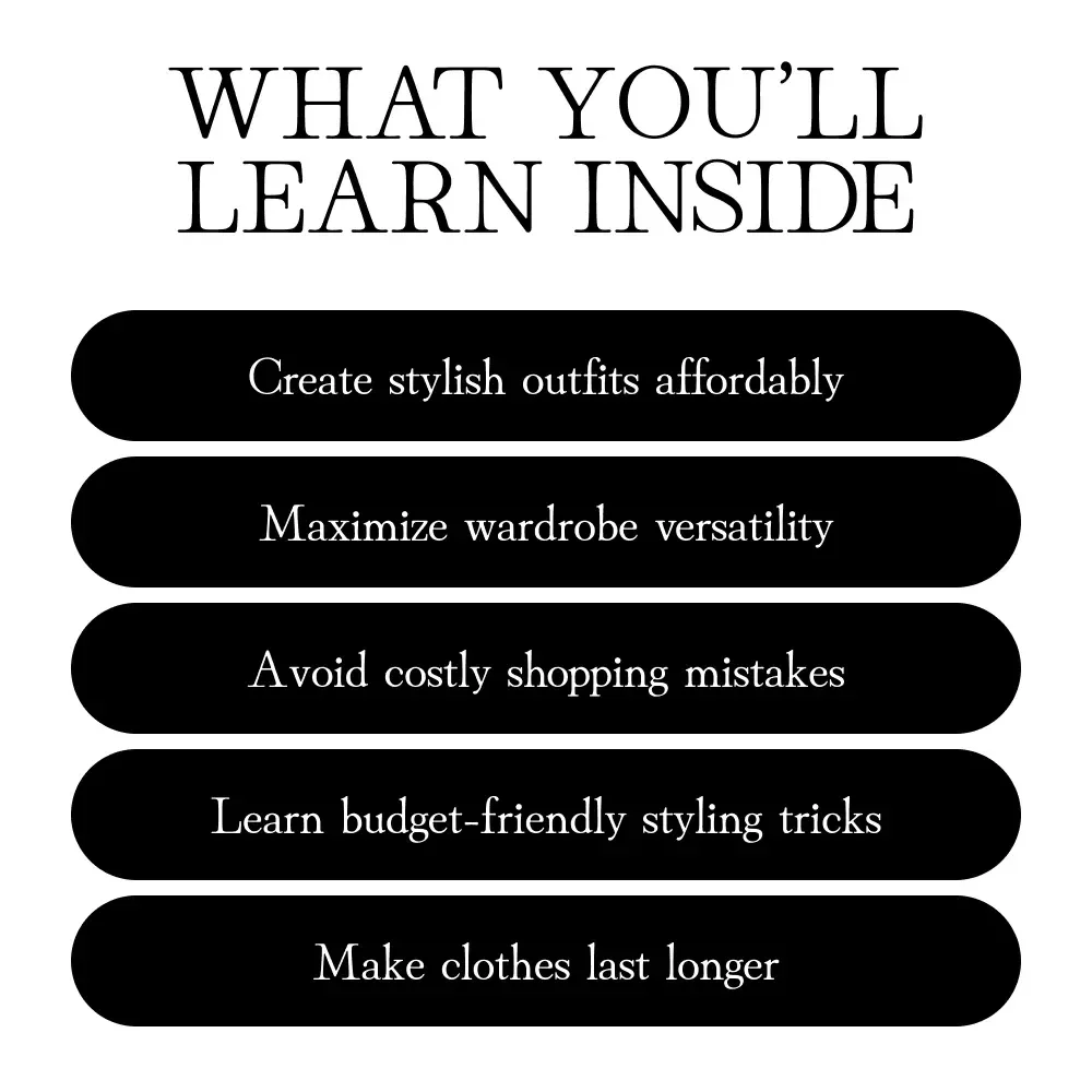 Smart Style Building a Work Wardrobe on a Budget | Ebook Guide for Affordable Office Fashion, Professional Outfits & Styling Tips