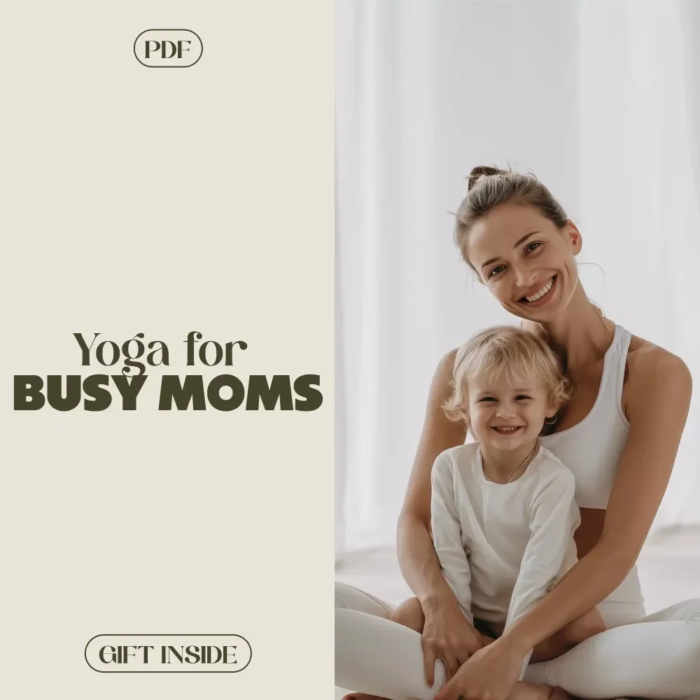 Yoga for Busy Moms: Quick & Zen Checklist | Printable Digital Download | Yoga for Busy Moms Self-Care Routine PDF