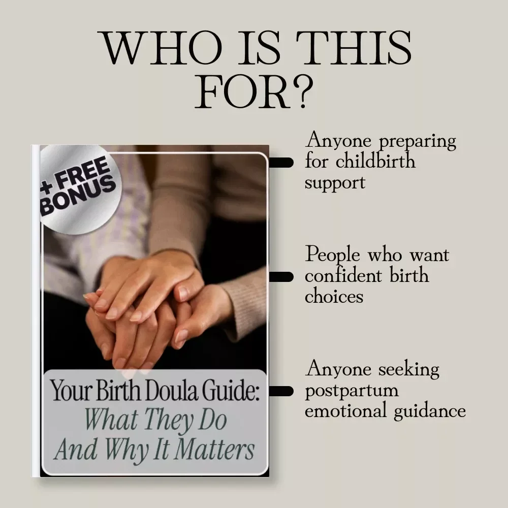 Your Birth Doula Guide: What They Do and Why It Matters | eBook for Expecting Parents | Digital Download Birth Doula What They Do Resource