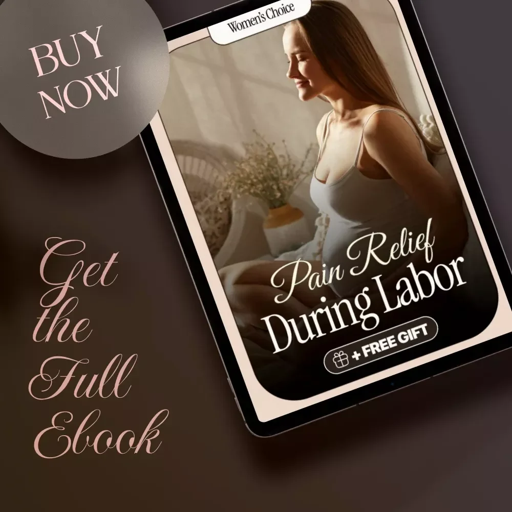 Pain Relief During Labor Ebook | Gentle & Effective Pain Management Options During Labor Guide for Expecting Mothers
