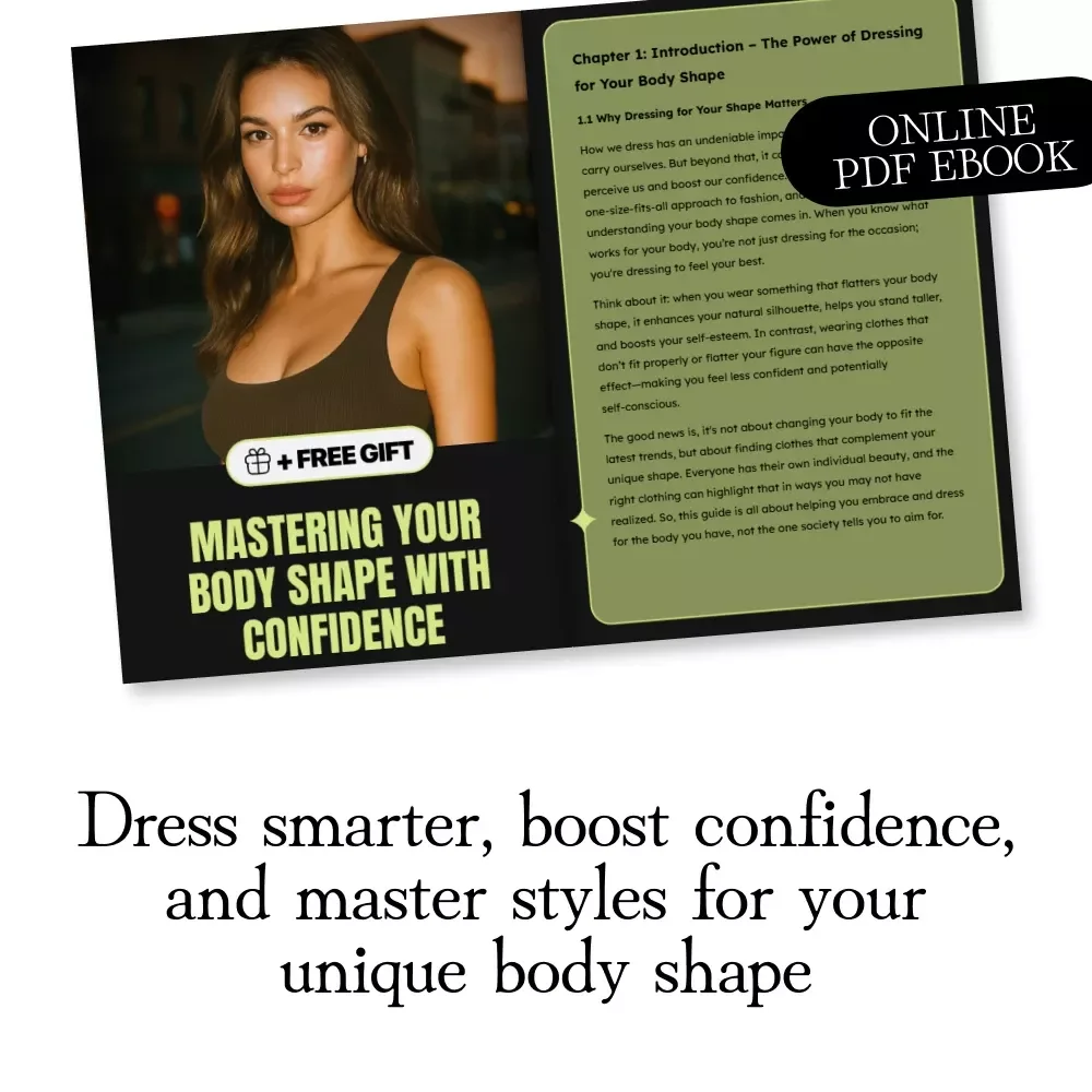 Mastering Your Body Shape with Confidence | Style Guide & eBook on How to Dress for Your Body Shape, Fashion Proportions, Outfit Balance, and Confidence in Color