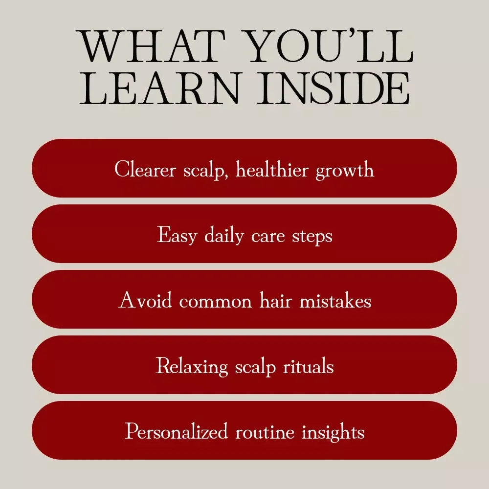Healthy Roots, Happy Hair: A Simple Guide to Scalp Care Essentials | Digital Download eBook | Scalp Care Guide, Hair Growth Tips, Self-Care Checklist