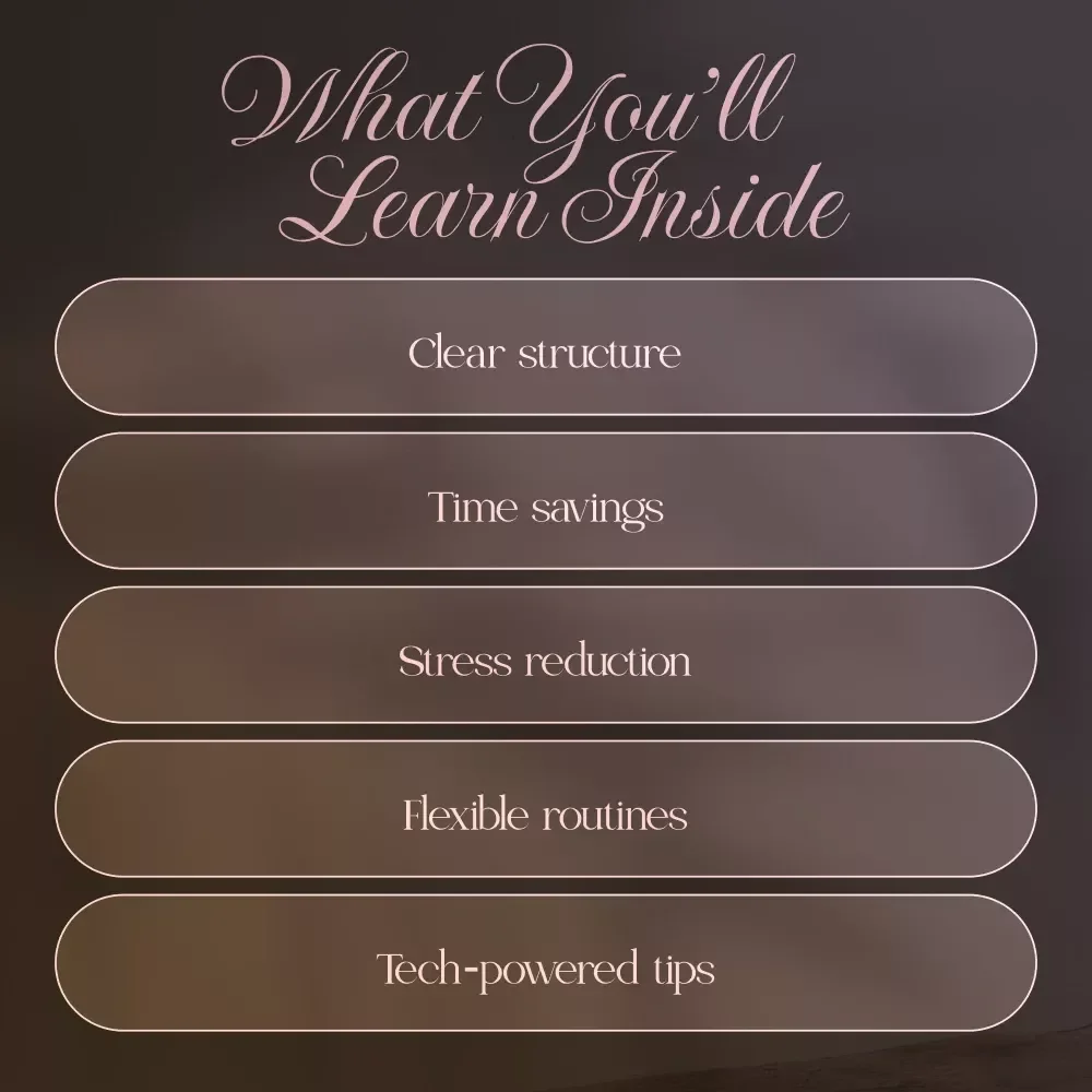 The Smart Home Guide to Creating a Cleaning Schedule | Digital Download Guide for Daily, Weekly & Monthly Routines | How to Create a Cleaning Schedule Made Easy