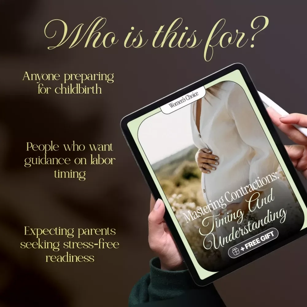 Mastering Contractions: Timing and Understanding | Pregnancy Guide Ebook for Expecting Mothers | Digital Download on Understanding Contractions and Their Timing