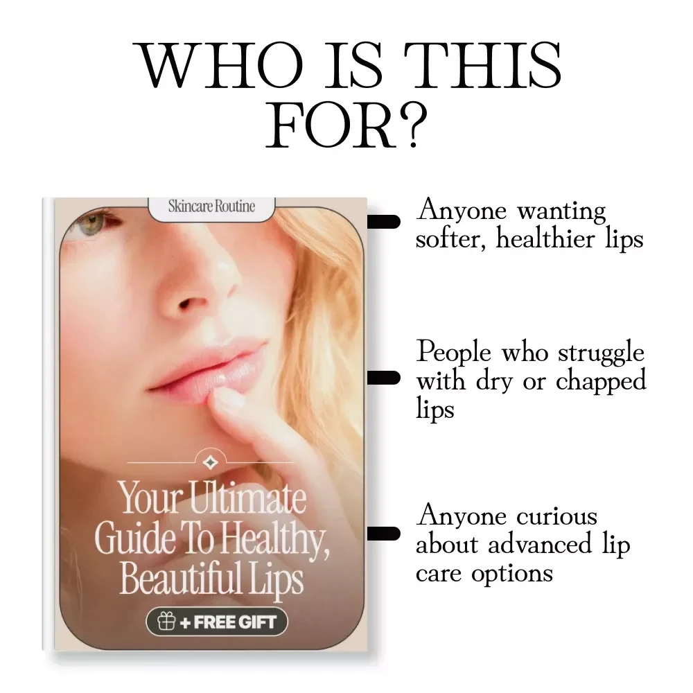 Your Guide to Healthy, Beautiful Lips | Ebook on How to Care for Your Lips, Lip Health, Lip Care Routine, Nutrition & Protection