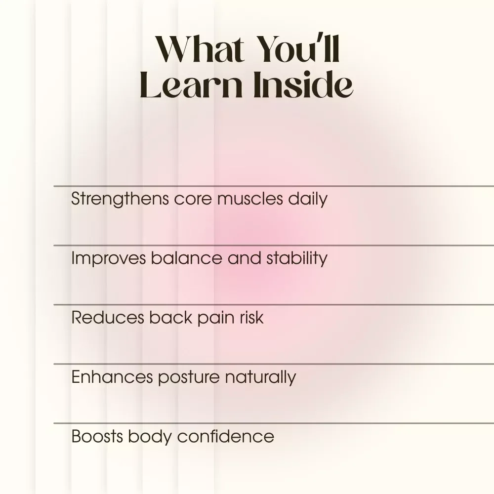 Core Power Yoga Checklist: Build Strength from the Inside Out | Yoga for Core Stability Digital Download, Printable Fitness Routine Guide, Abs & Balance Yoga Flow