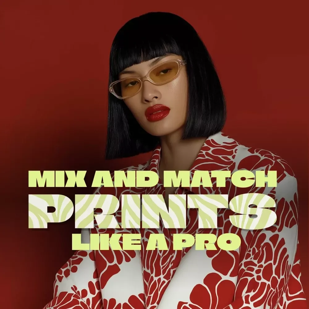 Mix and Match Prints Like a Pro Checklist | Digital Download Fashion Styling Guide | Printable Wardrobe Styling eBook for Outfits & Accessories