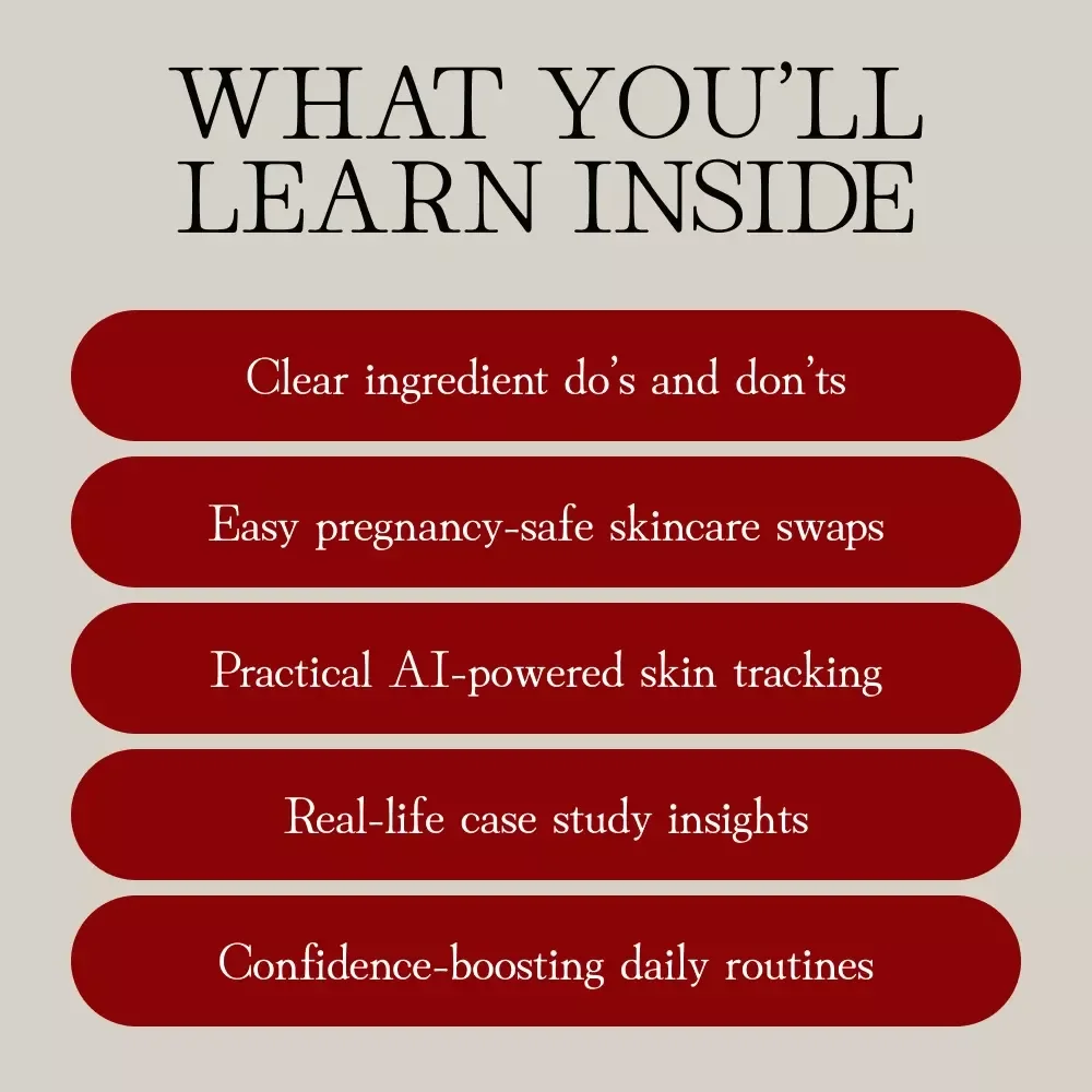 The Essential Guide to Skincare During Pregnancy | Digital Download eBook for Moms-to-Be | Safe Skincare Tips, Routines & Checklists