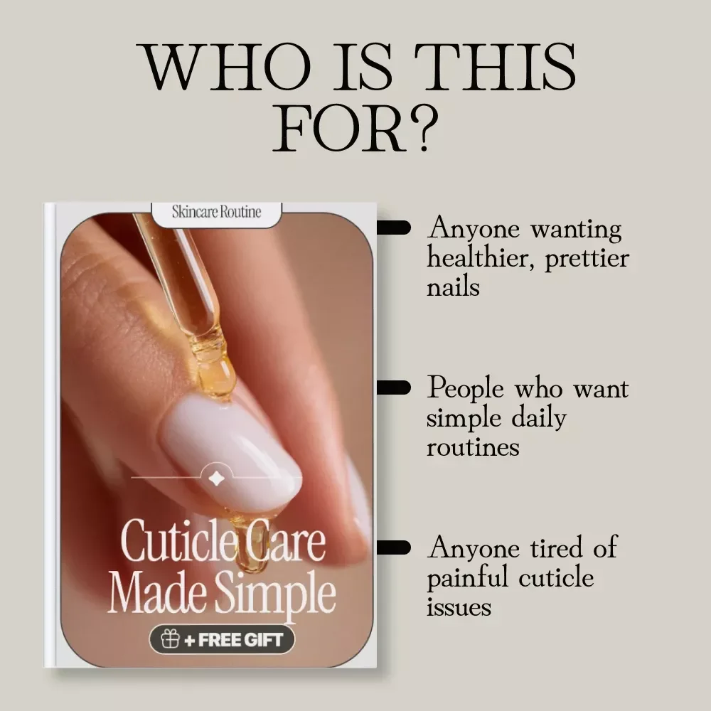 Cuticle Care Made Simple | Digital Guide for Healthy Nails | How to Care for Cuticles eBook & Checklist | Nail Health Routine & Self-Care PDF Download
