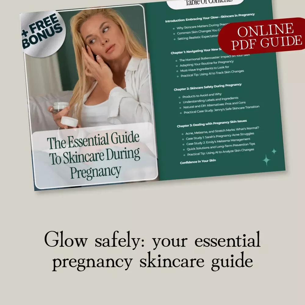 The Essential Guide to Skincare During Pregnancy | Digital Download eBook for Moms-to-Be | Safe Skincare Tips, Routines & Checklists